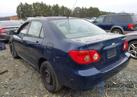 2005 Toyota Corolla Le из США, поврежденный, VIN 2T1BR32E55C382905